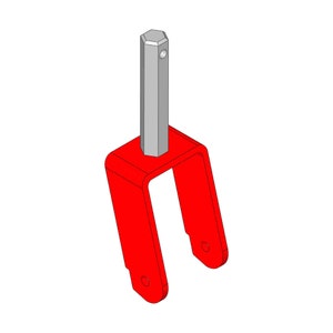Caster Fork - Rear